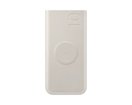 بطارية شحن لاسلكية سامسونج الأصلية 10000mAh 25W – لون بيج