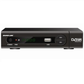 رسيفر سيلفر لاين الرقمي DVB-T2 لاستقبال القنوات الأرضية الرقمية